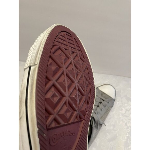 Converse All Star Gray CT Overlay Smoke Gray Shoe Size Mens  12 Women 14‎ - Picture 14 of 16